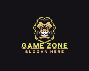 Angry Gaming Gorilla logo design