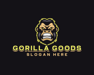 Angry Gaming Gorilla logo design