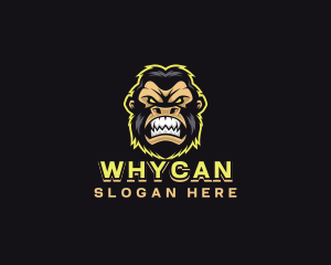 Video Game - Angry Gaming Gorilla logo design