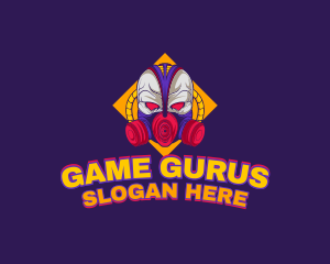 Gas Mask Gaming logo design