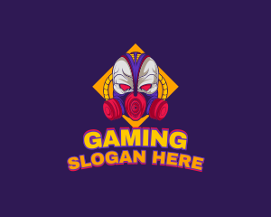 Gas Mask Gaming logo design