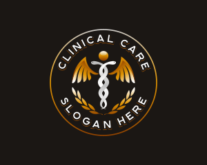 Caduceus Medical Clinic logo design