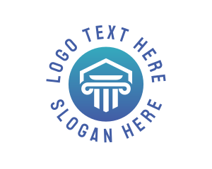 Investors - Blue Pillar Temple logo design