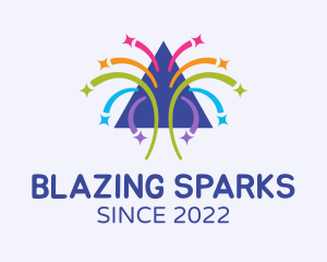 Pyrotechnics - Festival Star Fireworks logo design