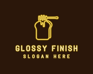 Glaze - Neon Honey Toast logo design