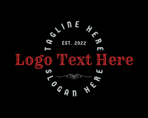 Horror - Gothic Horror Wordmark logo design