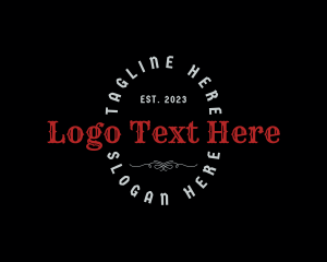 Western - Gothic Horror Company logo design