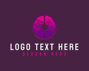 Science - Machine Computer Brain logo design