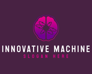 Machine - Machine Computer Brain logo design