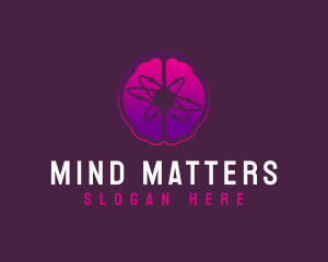 Brain - Machine Computer Brain logo design