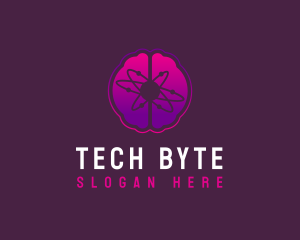 Computer - Machine Computer Brain logo design