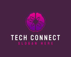 Computer - Machine Computer Brain logo design