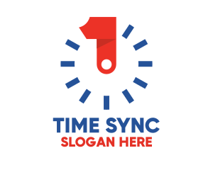 Schedule - Clock Number 1 logo design