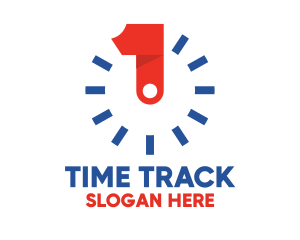 Schedule - Clock Number 1 logo design