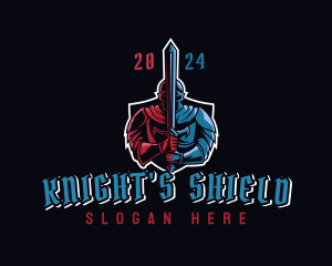 Knight - Knight Warrior Gaming logo design