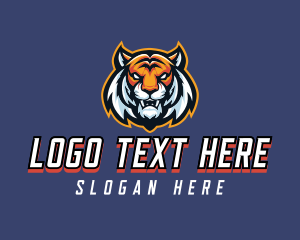 Wild - Tiger Game Varsity logo design