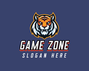 Tiger Game Varsity logo design