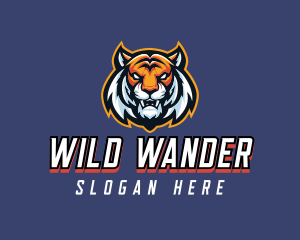 Tiger Game Varsity logo design