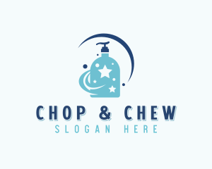 Star - Cleaning Sanitizer Liquid Soap logo design