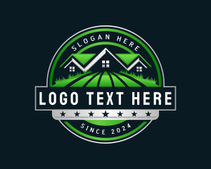 Field - Yard Lawn Landscaping logo design