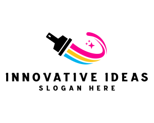 Creative - Creative Paintbrush Splash logo design