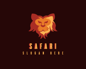 Lion Head Safari logo design