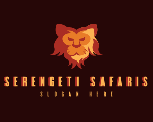 Lion Head Safari logo design