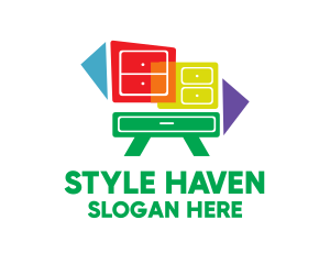 Colorful Dresser Furniture  Logo