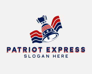 Patriotic USA Bell logo design