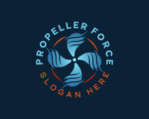 Propeller - Ventilation Wind Propeller logo design