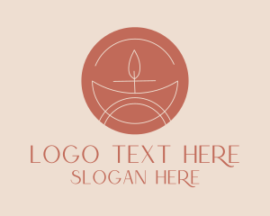 Spa Candle Badge  Logo