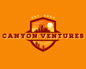 Canyon - Canyon Sunset Desert logo design