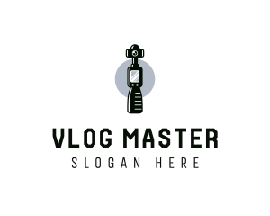 Vlogger - Gimbal Camera Vlogger logo design