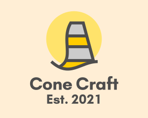 Cone - Construction Traffic Cone logo design