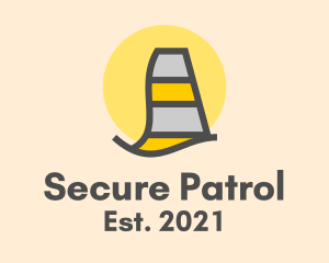 Patrol - Construction Traffic Cone logo design