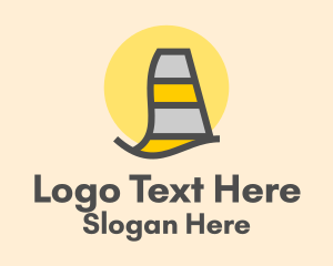 Construction Traffic Cone  Logo