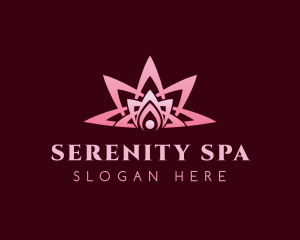 Relaxing - Pink Lotus Spa logo design