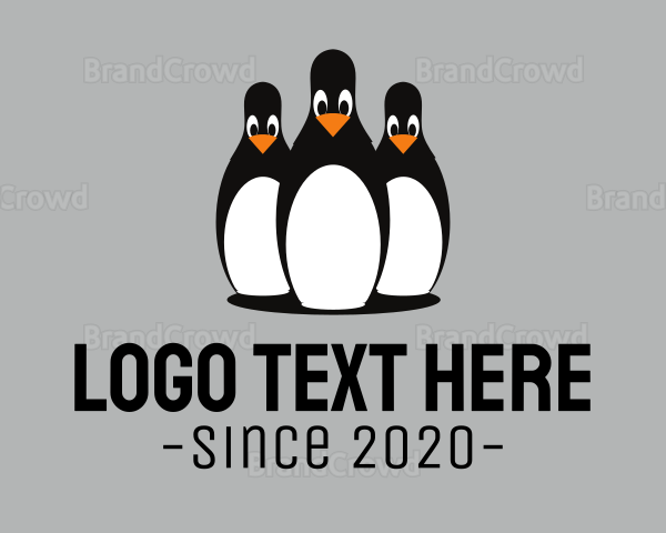 Penguin Bowling Pin Logo