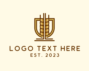 Grainery - Wheat Harvest Agriculture logo design