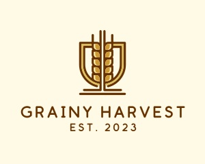 Wheat Harvest Agriculture logo design