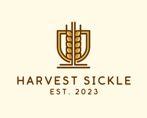 Wheat Harvest Agriculture logo design