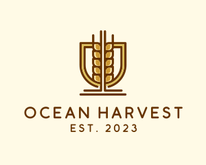 Wheat Harvest Agriculture logo design