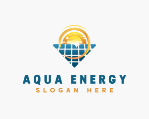 Solar Panel Energy logo design