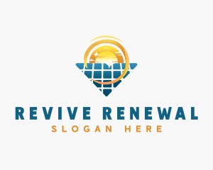 Solar Panel Energy logo design