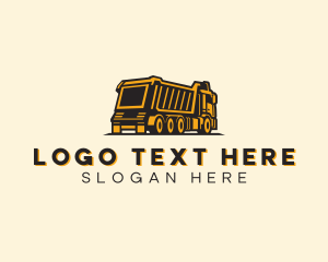 Construction - Construction Dump Truck logo design