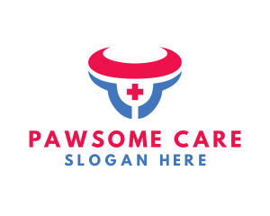 Medical Bull Vet logo design