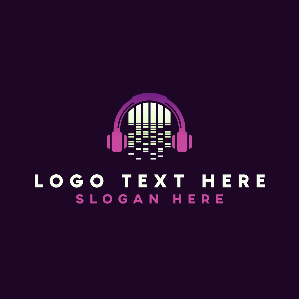 Sound Music Headset Logo | BrandCrowd Logo Maker