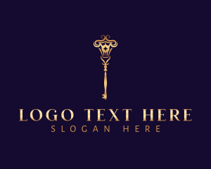 Post - Key Lamp Lantern logo design