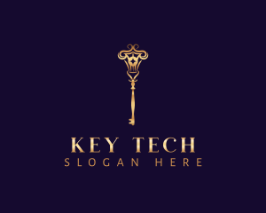 Key Lamp Lantern logo design