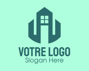 Professional Green Building Logo